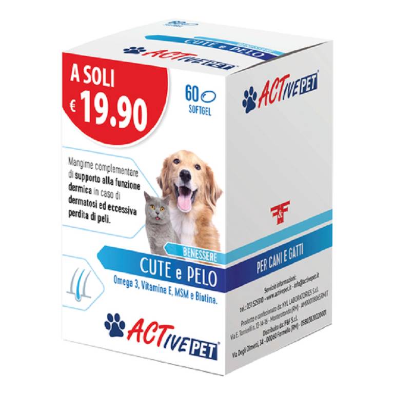 ACTIVE PET CUTE E PELO 60PRL