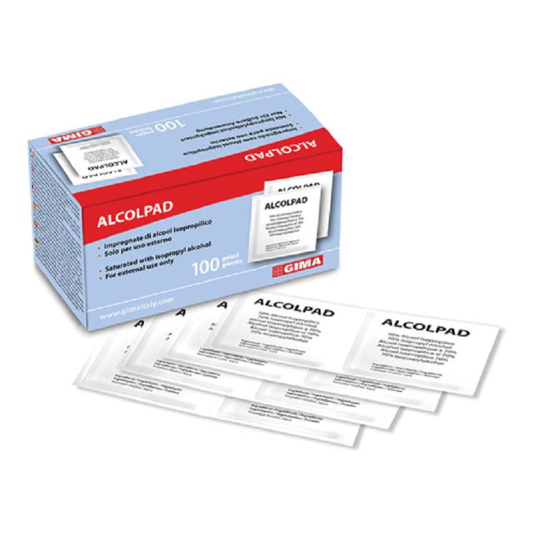 ALCOMED ALCOHOL PADS 100PADS