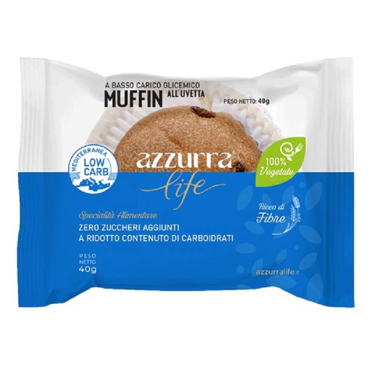 AZZURRA LIFE MUFFIN UVETTA 40G