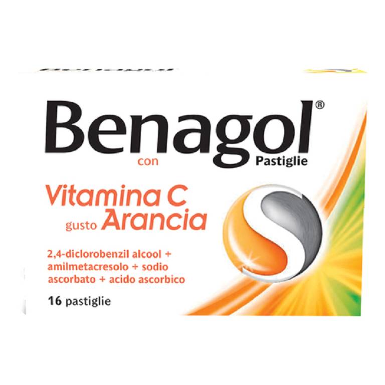 BENAGOL VIT C*16PAST ARANCIA