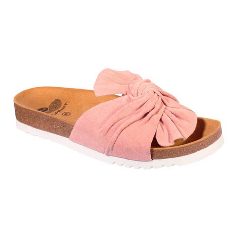 BOWY SUEDE W PALE PINK 40