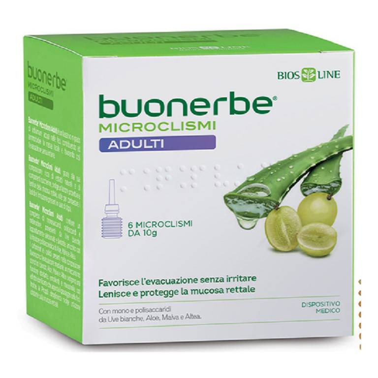 BUONERBE MICROCLISMI ADULTI 6P