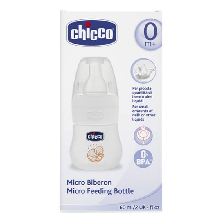 CH MICRO BIB 60ML SIL 0M+ UNI