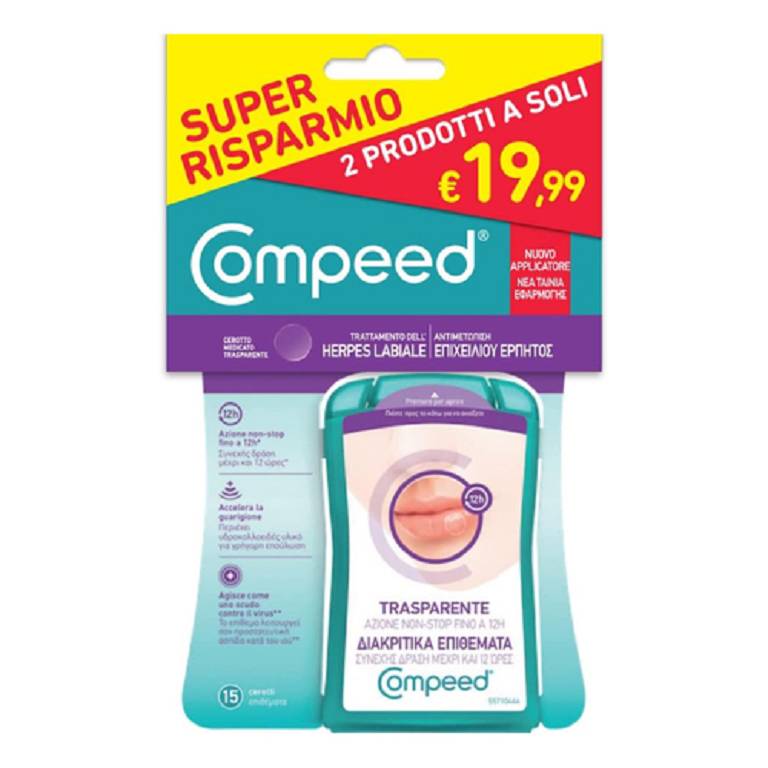 COMPEED HERPES LABIALE BIPACCO