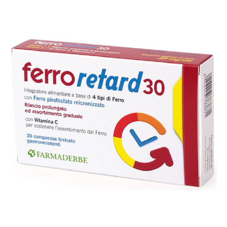 FERRO RETARD 30CPR