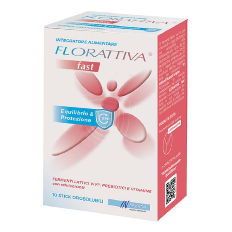 FLORATTIVA FAST 10STICK OROSOL