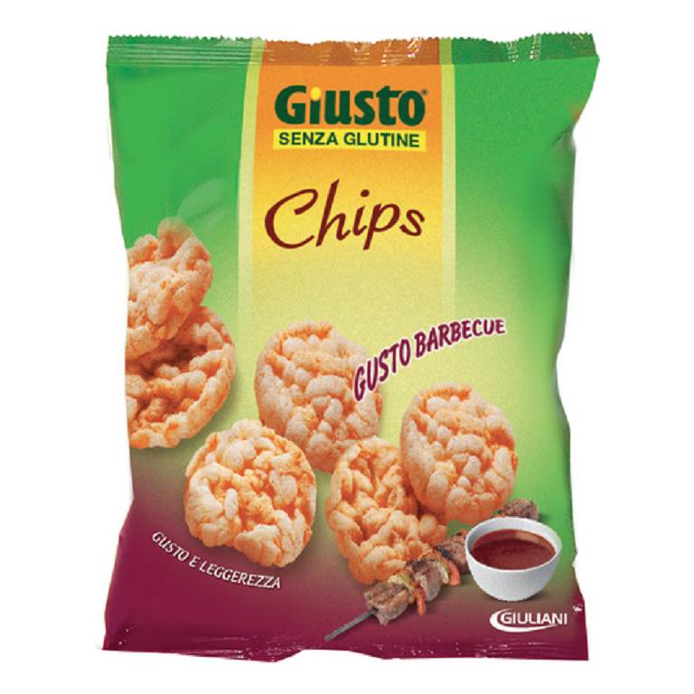 GIUSTO S/G CHIPS BARBECUE 30G