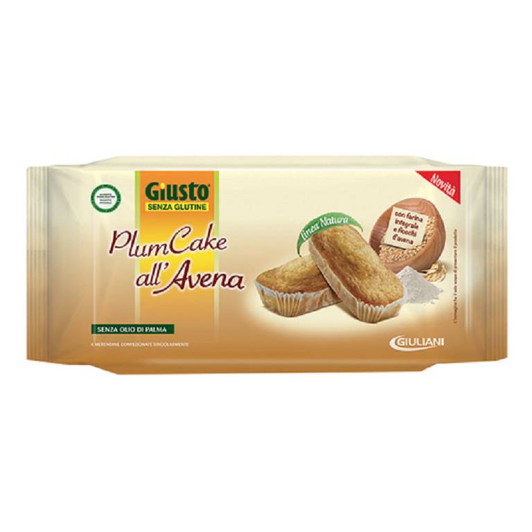 GIUSTO S/G PLUMCAKE AVENA 180G