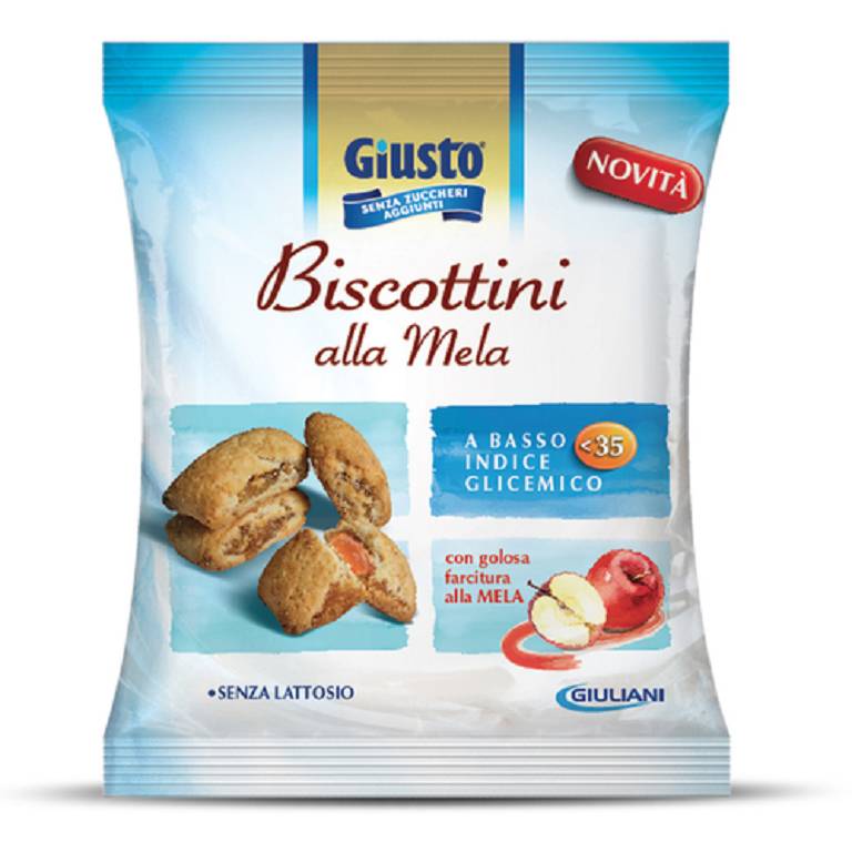 GIUSTO S/ZUCCH BISC MELA 200G