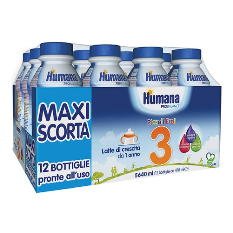 HUMANA 3 MULTIPACK 12X470ML HD