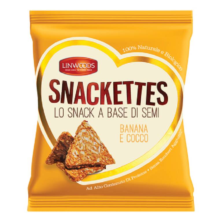 LINWOODS SNACKETTES BANANA+COC