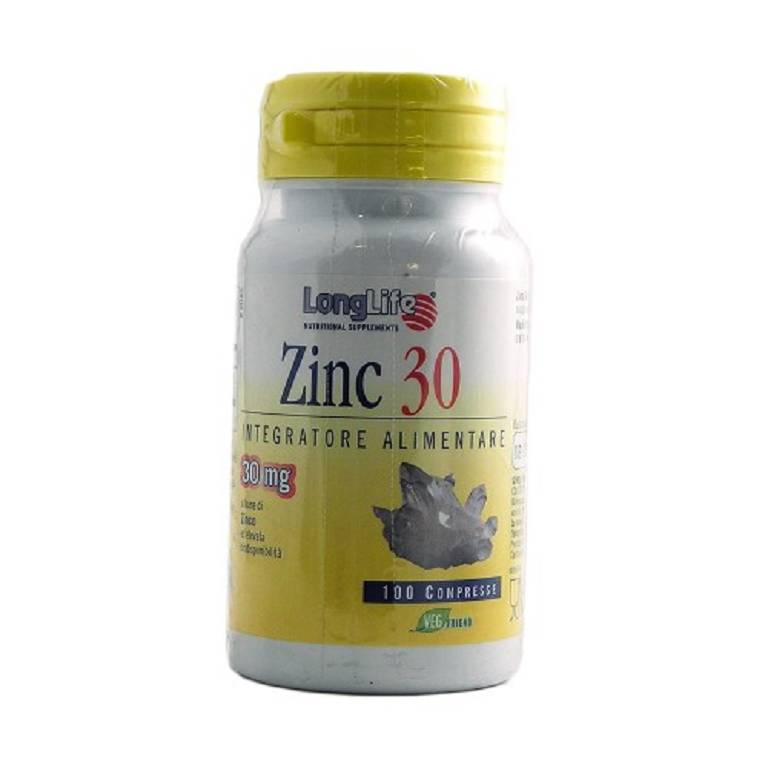LONGLIFE ZINC 30 100CPR