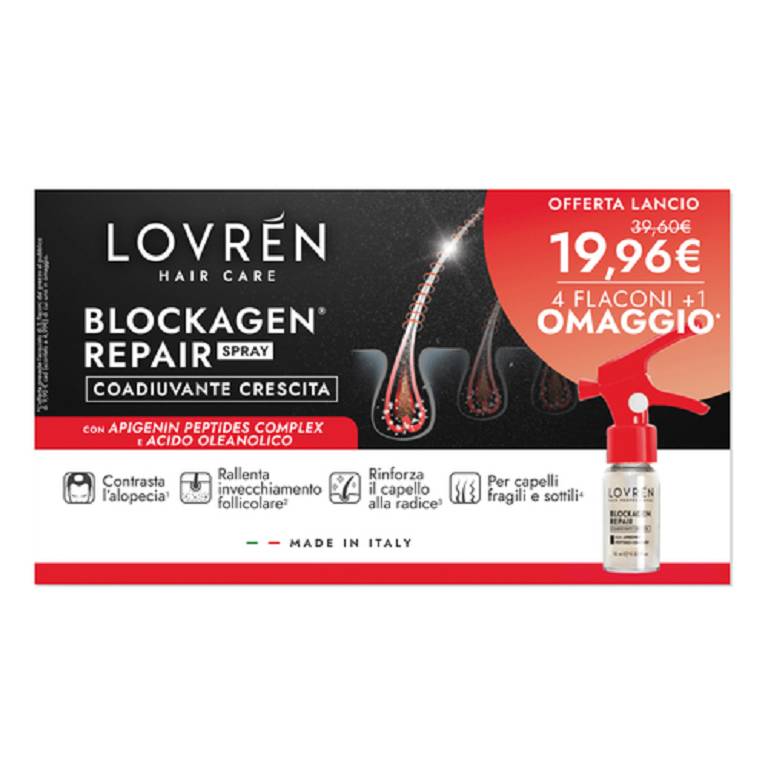 LOVREN HAIR BLOCKAGEN 4+1PZ