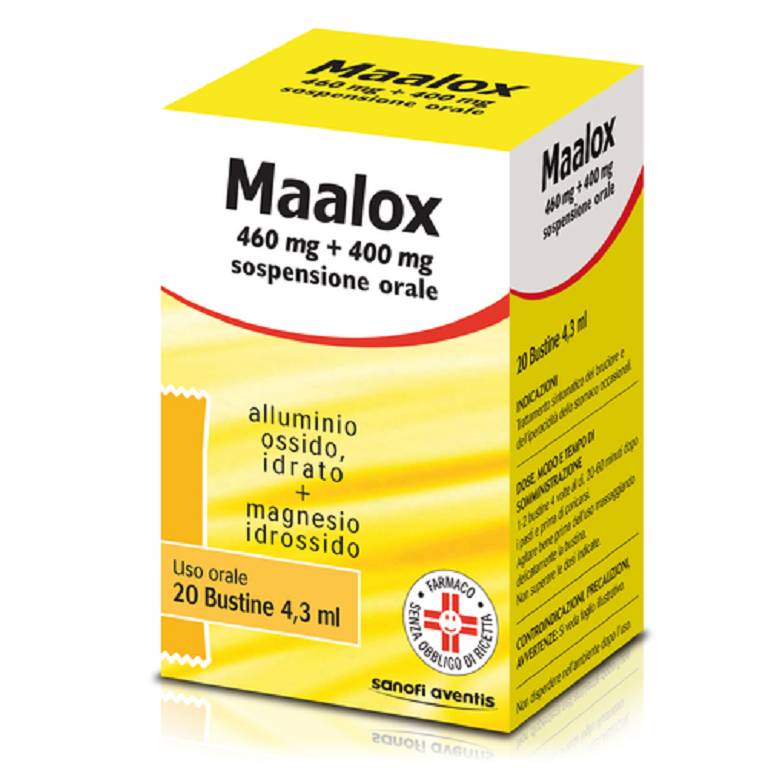 MAALOX*OS 20BUST 460MG+400MG