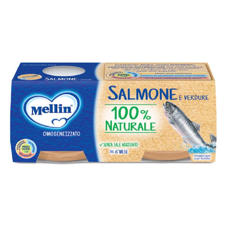 MELLIN OMOG SALMONE 2X80G