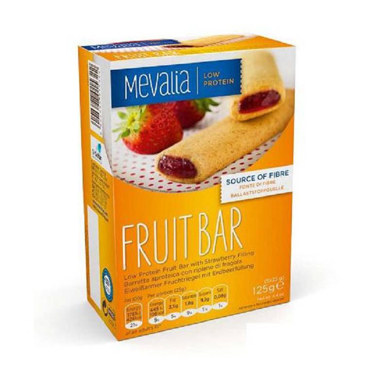 MEVALIA FRUIT BAR APROT 125G
