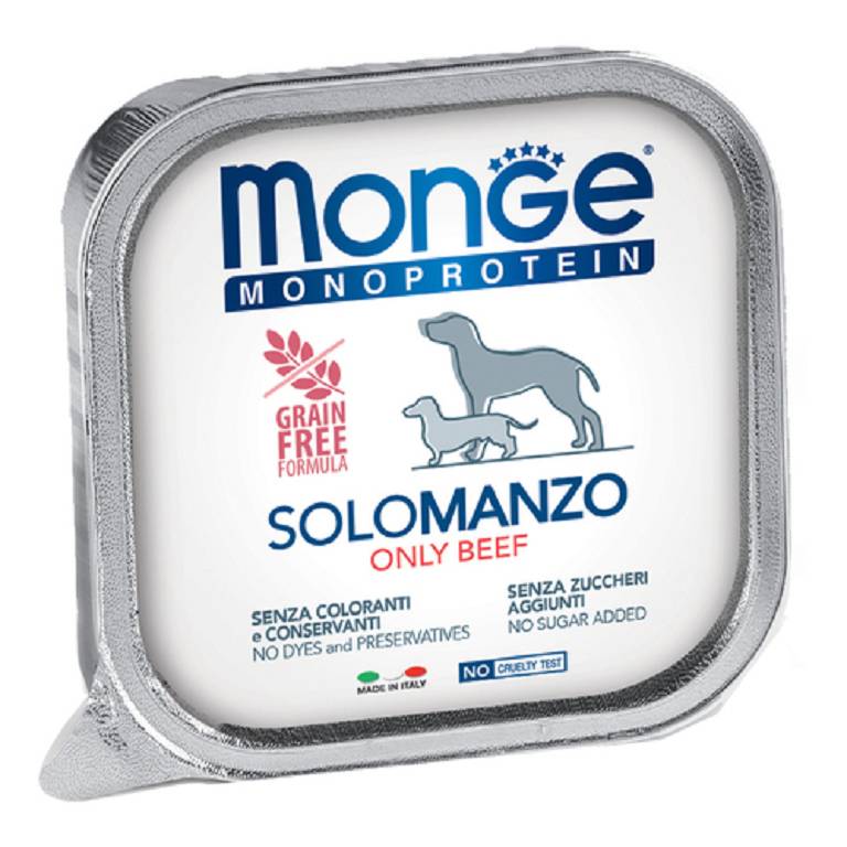 MONGE MONOPROT 100% MANZO 150G