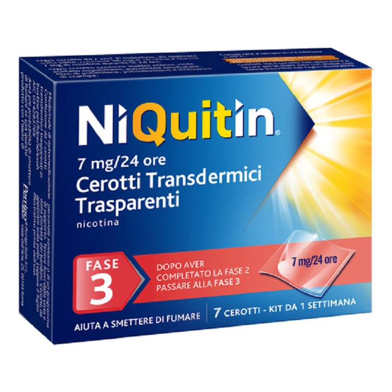 NIQUITIN*7CER TRANSD 7MG/24H