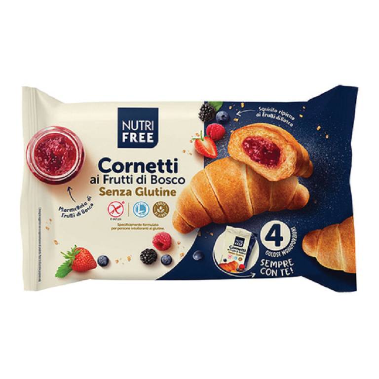 NUTRIFREE CORNETTI FRUT BOS4PZ