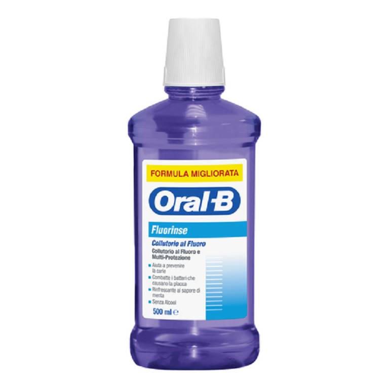 ORALB COLLUT FLUORINSE 500ML