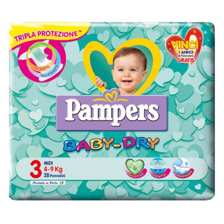 PAMPERS BD MIDI PB 28PZ