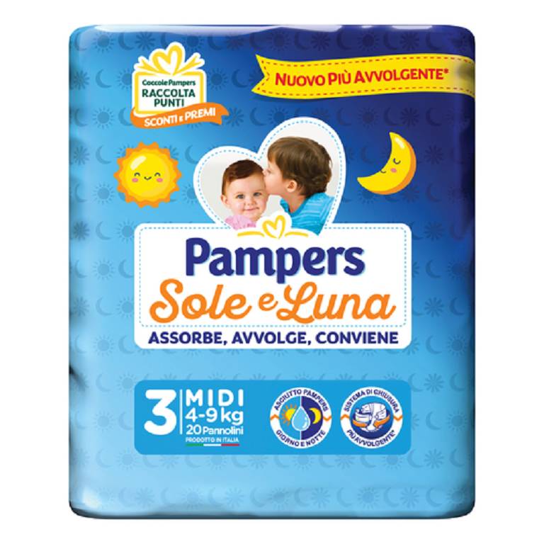 PAMPERS SL MIDI 20PZ