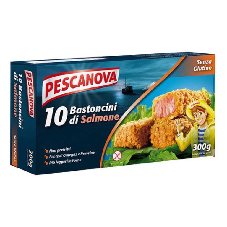 PESCANOVA 10 BASTONCINI SALMON