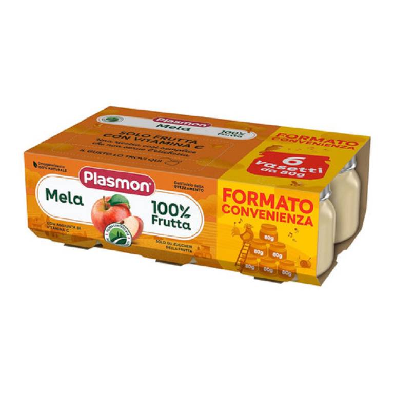 PLASMON OMOG MELA 6X80G