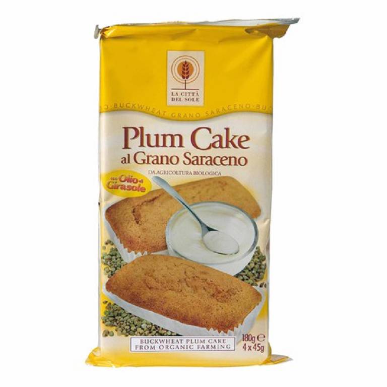 PLUMCAKE GRANO SARACENO 180G