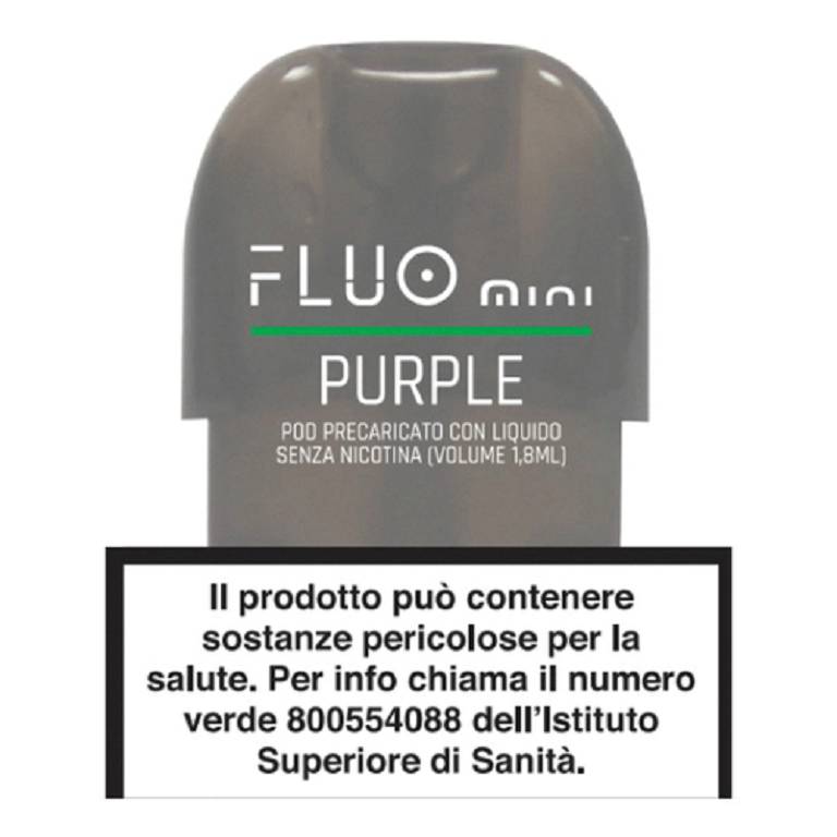 PURPLE POD FLUO MINI S/NICOTIN