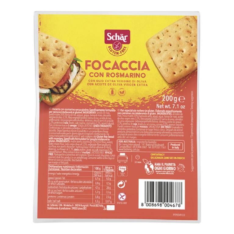 SCHAR FOCACCIA ROSMARINO PROMO