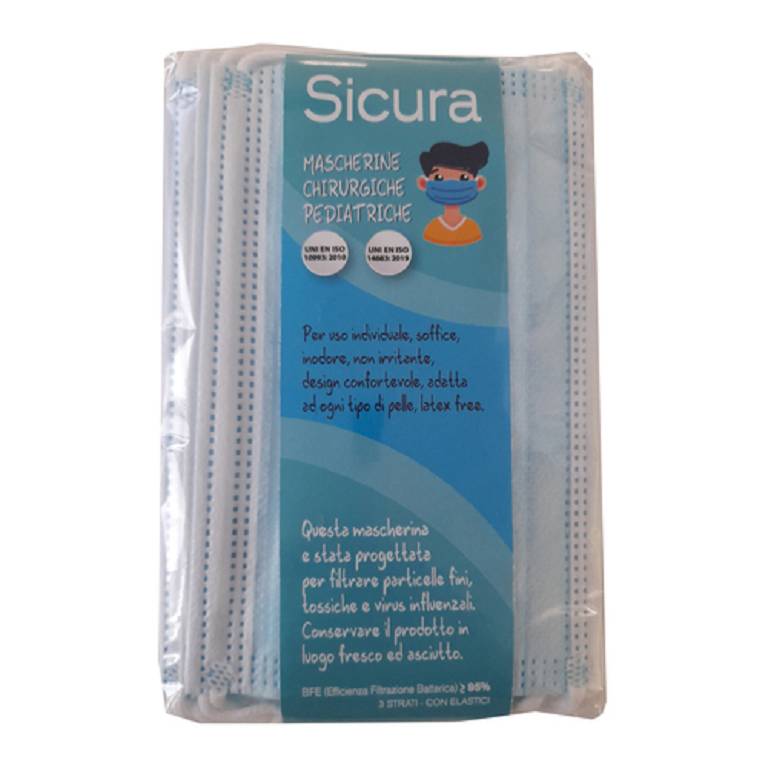 SICURA BABY MASCHERINA CHIR10P