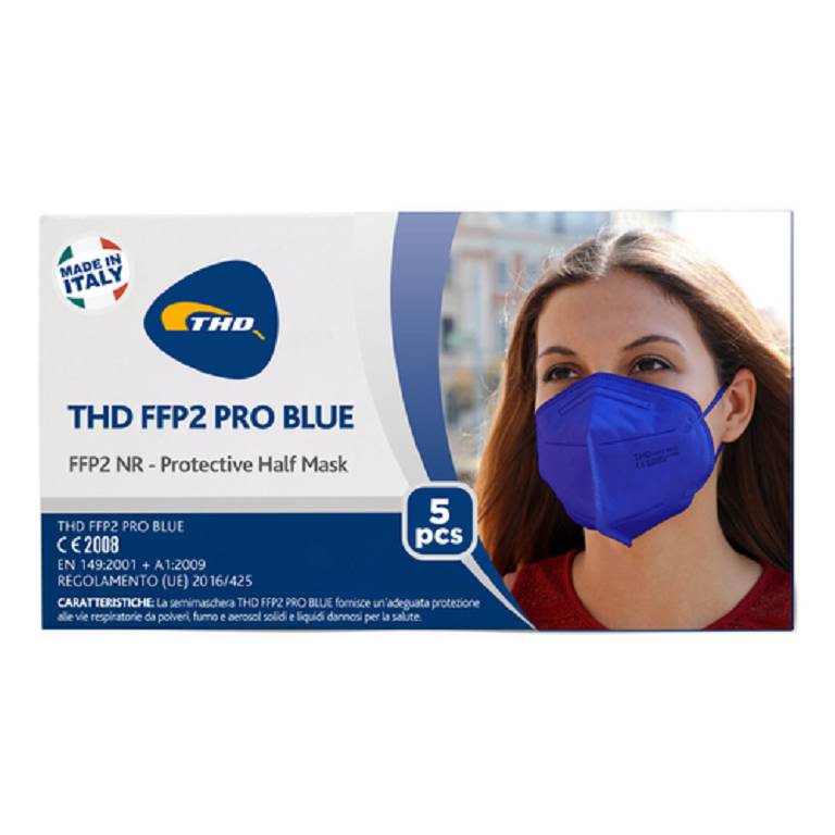 THD MASCHERINA FFP2 PRO BLU 5P