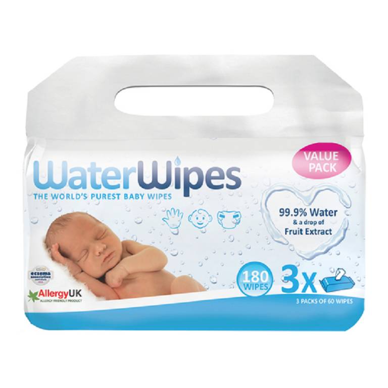 WATERWIPES BABY SALV 3X60G