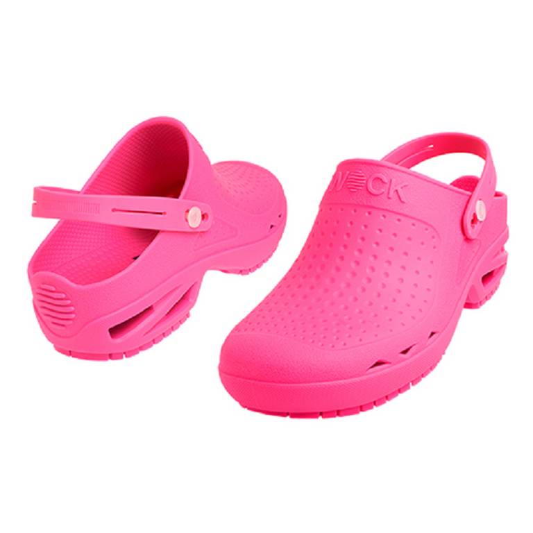 WOCK CLOG BIANCO/FUCHSIA 47/48