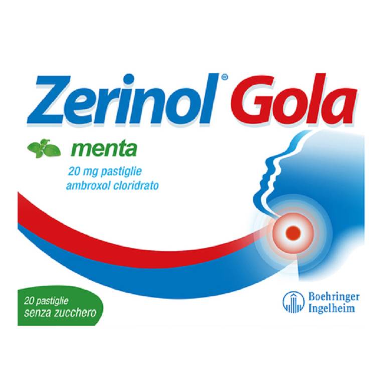 ZERINOL GOLA MENTA*10PAST 20MG