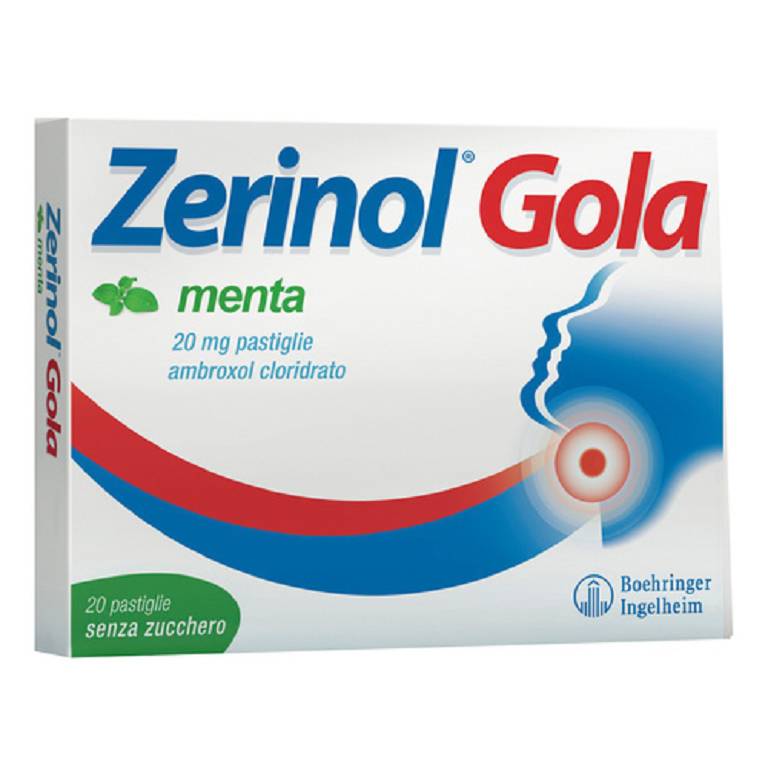 ZERINOL GOLA MENTA*20PAST 20MG